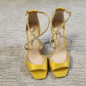 Elegant Yellow Women's Heels